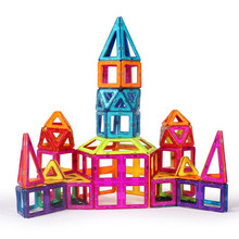 Heißer Verkauf Spielzeug Kunststoff magnetische Bausteine bauen Spielzeug für jungen Kunststoff große Bausteine Spielzeug